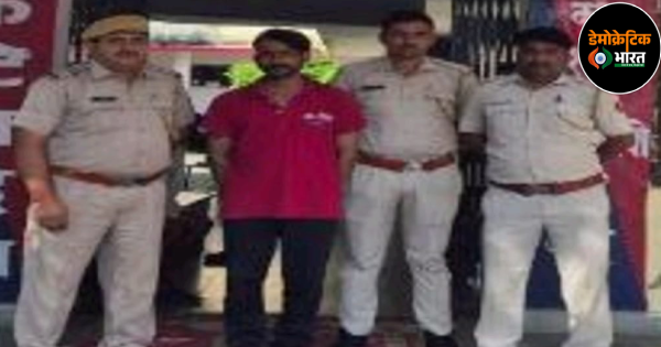 पुलिस की गिरफ्त में आया नकली नोटों के रैकेट का राज्य स्तरीय सरगना अमरचंद उर्फ राधे मीणा।
