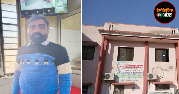 संविदा पर नौकरी लगाने के नाम पर भरतपुर में लैब टैक्निशियन 25 हजार रिश्वत लेते गिरफ्तार