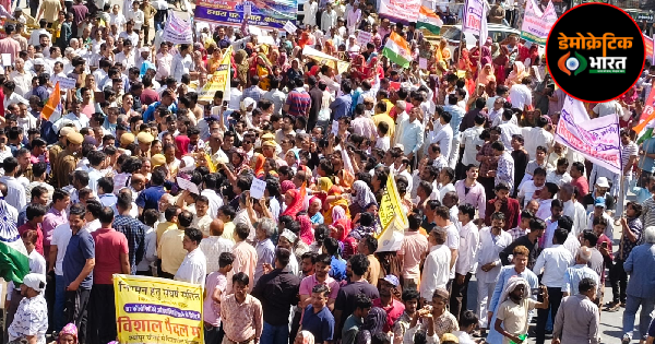 घर बचाने की जंग: सांगानेर-बगरू में 87 कॉलोनियों का पैदल मार्च, निकाय चुनाव बहिष्कार की चेतावनी