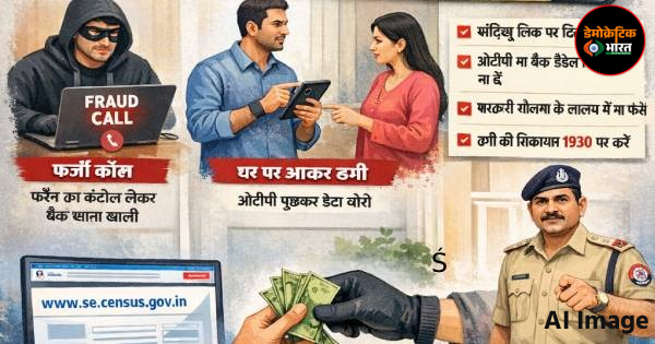 डिजिटल जनगणना के नाम पर देशभर में ठगी का बड़ा जाल, फर्जी कॉल, लिंक और घर-घर पहुंच रहे साइबर ठग