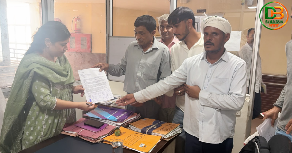 गंवार ब्राह्मणान के लोगों ने अवैध फैक्ट्रियों को बंद करने की मांग को लेकर जयपुर विकास प्राधिकरण में भी दिया ज्ञापन।